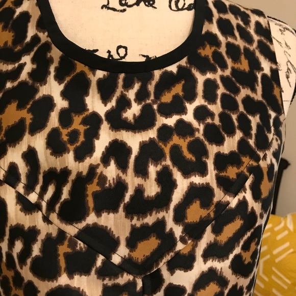 🐆J. Crew Leopard Shift Dress🐾 - Picture 3 of 6